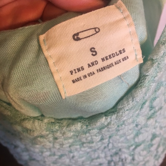 Urban Outfitters Turquoise Lace Peplum Tank - Picture 3 of 4